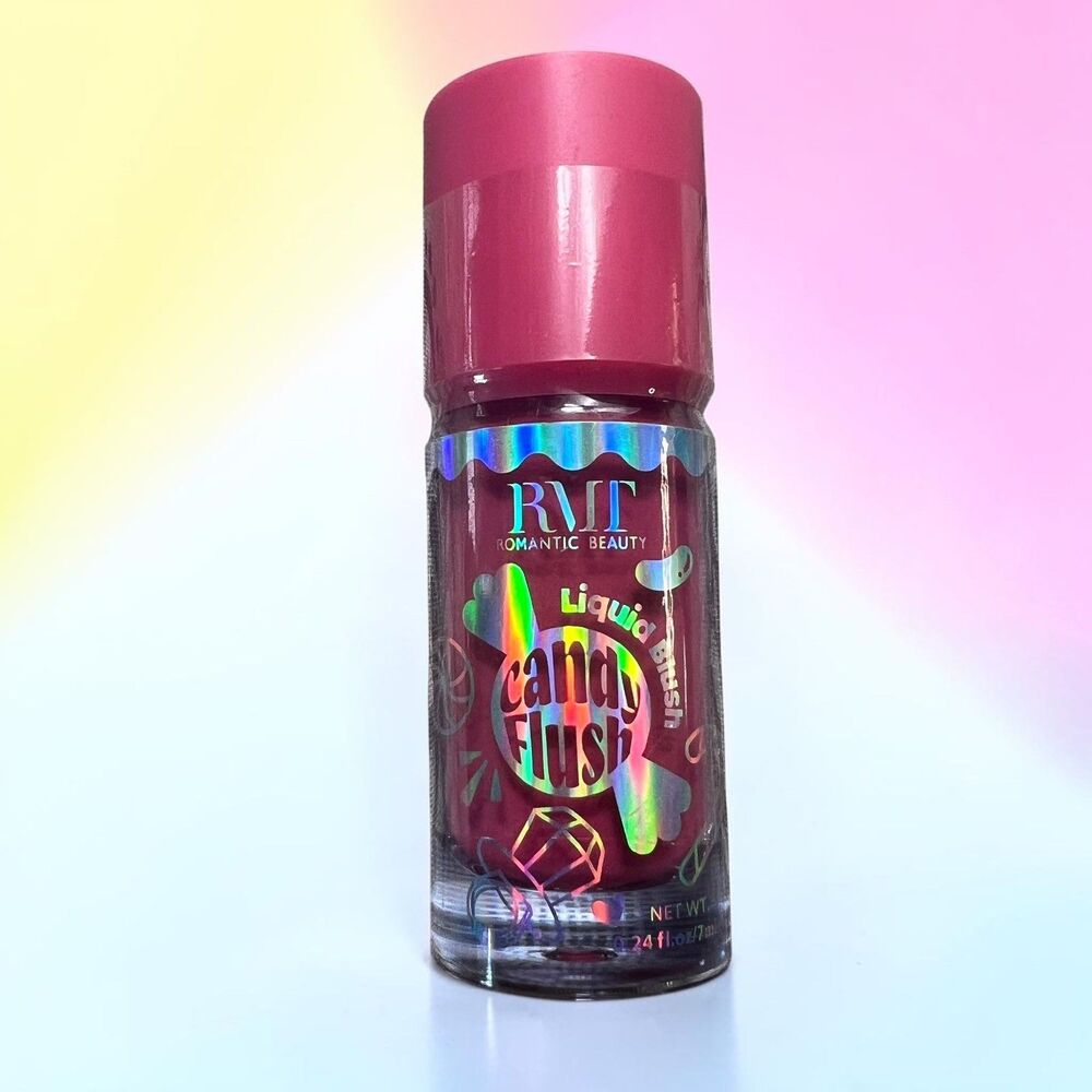 Romantic Beauty Candy Flush Liquid Blush 02 Plump Pops Pink Dewy Finish New